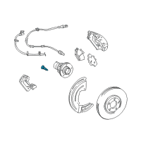 OEM Ford Thunderbird Wheel Hub Bolt Diagram - 5W4Z1107AA