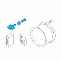 OEM 2018 Chevrolet City Express Tire Pressure Sensor Diagram - 19318300