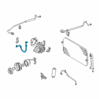 OEM 2000 Toyota Camry Discharge Hose Diagram - 88711-06071