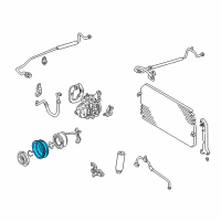 OEM 1999 Toyota Camry Rotor Diagram - 88412-33040