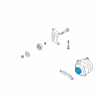 OEM Nissan Pulley Assy Diagram - 23150-4P105