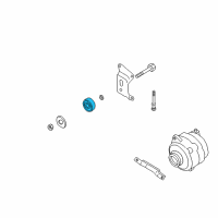 OEM Infiniti FX45 Pulley-Idler Diagram - 11927-AL500