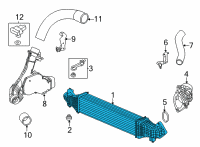 OEM 2021 Acura TLX INTERCOOLER Diagram - 19710-6S9-A02