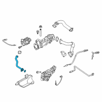 OEM Jeep Tube-COOLANT Inlet Diagram - 68490188AA