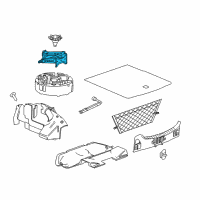 OEM 2017 Cadillac XTS Jack Diagram - 13581762