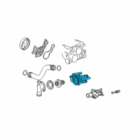 OEM 2016 Honda CR-Z Case, Thermostat Diagram - 19320-RB0-000