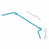 OEM Mercury Sable Stabilizer Bar Diagram - 8G1Z-5A772-B