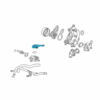 OEM 2007 Acura RDX Upper Water Outlet Diagram - 19365-RWC-A00