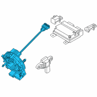 OEM Kia Soul Clock Spring Contact Assembly Diagram - 93490K0240