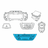 OEM 2018 BMW 530e REP. KIT FOR RADIO/CLIMATE C Diagram - 61-31-5-A0A-280