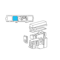 OEM 2008 Saturn Astra Relay Diagram - 13171831