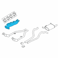 OEM 2009 Ford Mustang Exhaust Manifold Diagram - 4R3Z-9430-CA