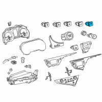 OEM Toyota Avalon Trunk Lid Switch Diagram - 84840-06020