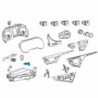 OEM 2022 Toyota Camry Dash Control Unit Diagram - 55900-06520