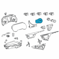 OEM Toyota Fuel Door Switch Diagram - 84841-06021