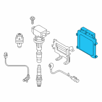 OEM 2019 Kia Niro Engine Ecm Control Module Diagram - 391A503DH1