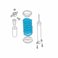 OEM Ford Fusion Coil Spring Diagram - DG9Z-5560-BM