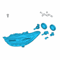 OEM Ford Fusion Composite Assembly Diagram - HS7Z-13008-G