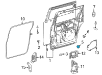 OEM 2005 Toyota Echo Insulator Clip Diagram - 90950-01871