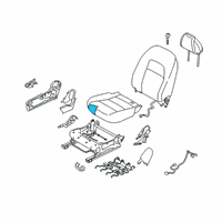 OEM 2022 Nissan Altima Pad-FRT St CUSH_With Heat Diagram - 87312-6CA1A