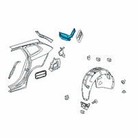 OEM 2019 Buick Regal TourX Fuel Pocket Diagram - 39208512