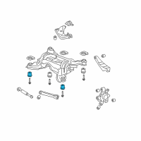 OEM Pontiac Suspension Crossmember Front Bushing Diagram - 92165769