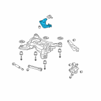 OEM Pontiac G8 Upper Control Arm Diagram - 92458015