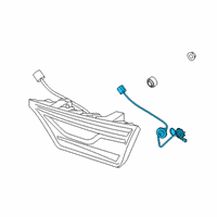 OEM Kia HOLDER & WIRING-REAR Diagram - 92492M7600