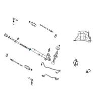 OEM 2005 Nissan Murano Rack Assy-Power Steering Diagram - 49271-CB800