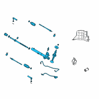 OEM 2004 Nissan Murano Gear & Linkage-Power Steering Diagram - 49001-CA000