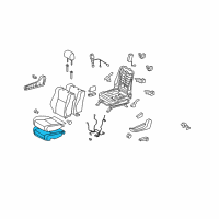 OEM 2007 Toyota Tundra Seat Cushion Pad Diagram - 71512-0C090