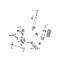 OEM 2001 Lexus IS300 Sensor Sub-Assy, Height Control, Rear LH Diagram - 89408-30110