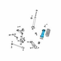 OEM 2004 Lexus IS300 Rear Suspension Support Assembly Diagram - 48750-51010