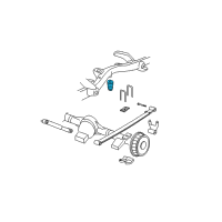 OEM 2010 GMC Savana 1500 Auxiliary Spring Diagram - 15270578