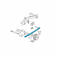 OEM GMC Savana 3500 Leaf Spring Diagram - 15225237