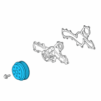 OEM Lexus PULLEY, Water Pump Diagram - 16173-31041