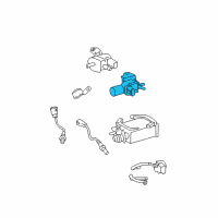 OEM 2019 Toyota Land Cruiser Air Switch Valve Diagram - 25860-0S010