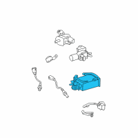 OEM 2010 Toyota Tundra Vapor Canister Diagram - 77740-0C050