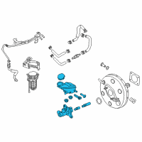 OEM 2016 Kia Sorento Cylinder Assembly-Brake Diagram - 58510C6800