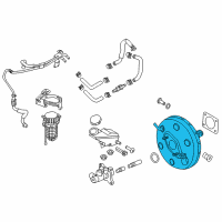OEM 2018 Hyundai Santa Fe Sport Booster Assembly-Brake Diagram - 59110-C6700