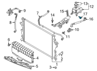 OEM Hyundai Genesis Coupe Bolt Diagram - 11254-06256-K