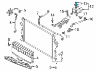 OEM 2017 Kia Niro Cap Assembly-Radiator Diagram - 25330D9000