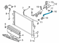 OEM Hyundai Ioniq 5 HOSE ASSY-WATER Diagram - 25450-GI600