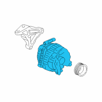 OEM 2002 Acura RSX Alternator, Reman Diagram - 06311-PRB-505RM