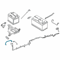 OEM 2022 BMW X6 Battery Cable (-), 2Nd Batte Diagram - 61-12-8-797-708