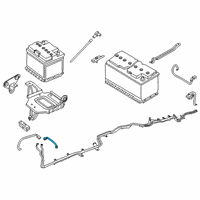 OEM BMW X6 Battery Cable Plus Dual Stor Diagram - 61-12-8-797-702