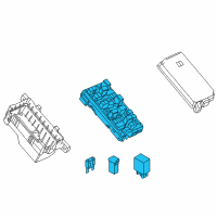 OEM Chevrolet Spark EV Junction Block Diagram - 95363667