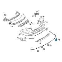 OEM 2015 Ford Fiesta Reverse Sensor Diagram - CV1Z-15K861-A
