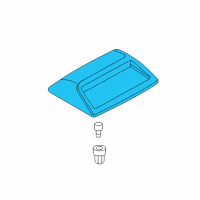 OEM 2010 Lincoln MKZ High Mount Lamp Diagram - 6E5Z-13A613-AAF