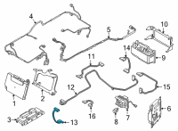 OEM BMW 740e xDrive Battery Positive Cable Diagram - 61-27-8-621-017